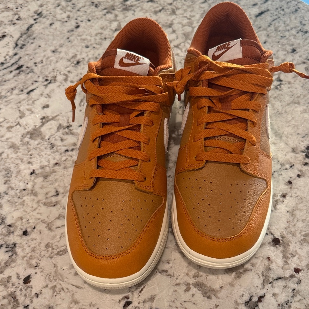 Nike Men’s Low-Top Sneakers in Orange Tan